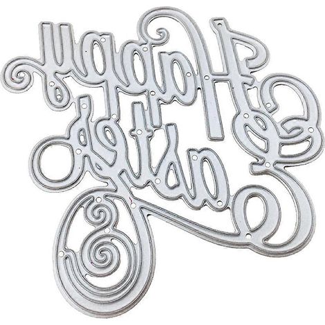 Frohe Ostern Metall-Stanzformen, Schablonen, Scrapbooking, DIY-Album, Stempel, Papierkarten, Prägedekoration, Basteln