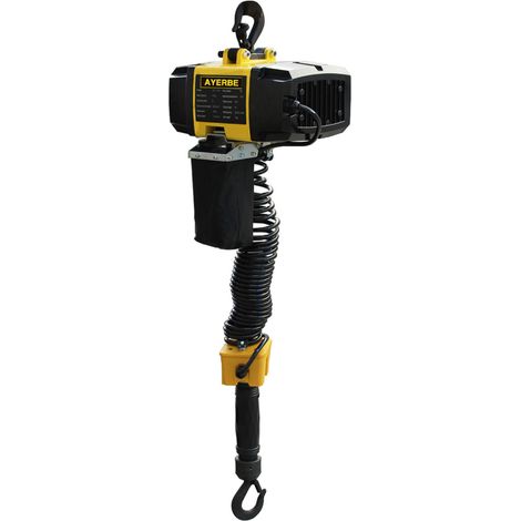 AYERBE - 588055 - Elevador Eléctrico de Cadena AY-200 Control Gancho (1/2)