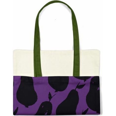 Sac Shopping - Coton Réutilisable - 34 x 40 cm - Anses Longues - 1 Pièce (1/4)