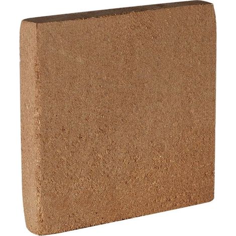 Coco Coir Brick - 100 g Compressed Coconut Fiber Substrate - Soilless Gardening Medium for Flowers Vegetables Reptiles - Expands with Water (1/5)