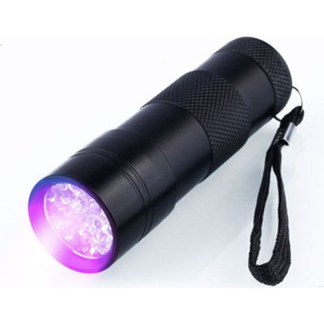 Lampe torche UV violette à 12 LED