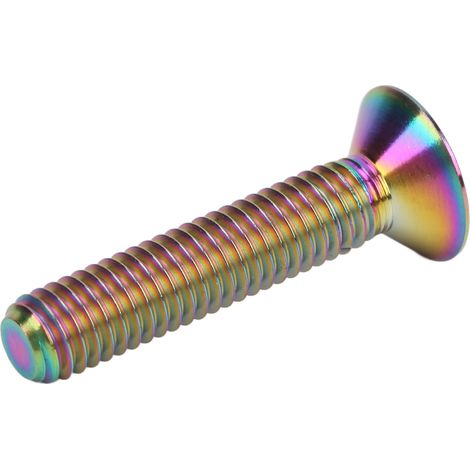 Vis de fixation M6x30mm pour cache supérieur de potence de vélo RISK, en alliage de titane, pour la réparation de vélos. (1/5)