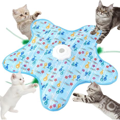 Jouet chat interactif plumes - Rechargeable (1/5)