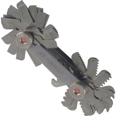 Jeu de 52 calibres à filetage inox, jauges de pas métrique et impérial 60° et 55°, outil de mesure de vis (1/5)