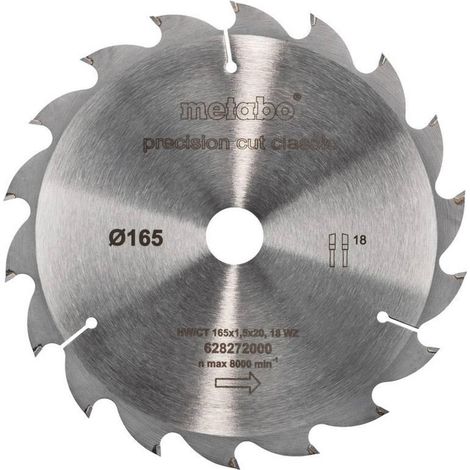 Metabo 628272000 de lama circolare 16,5 cm 1 pz(i)