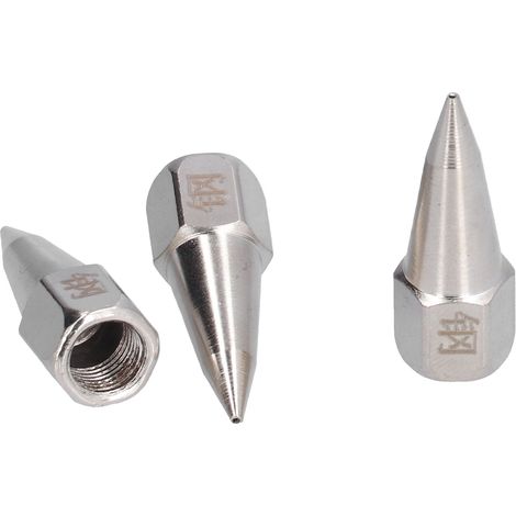 10 Embouts graisseur standard type pointu, graisseur manuel pneumatique, graisseur à graisse 1/8 pouce, raccord de graissage, lot de 10 pièces. (1/5)