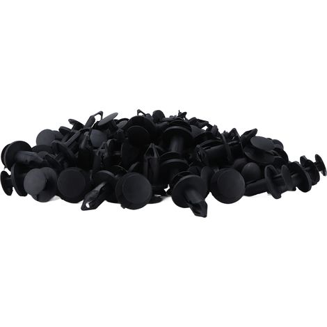 100 Attaches Radiateur Pare-chocs en ABS Plastique Noir pour Holden Commodore (1/5)