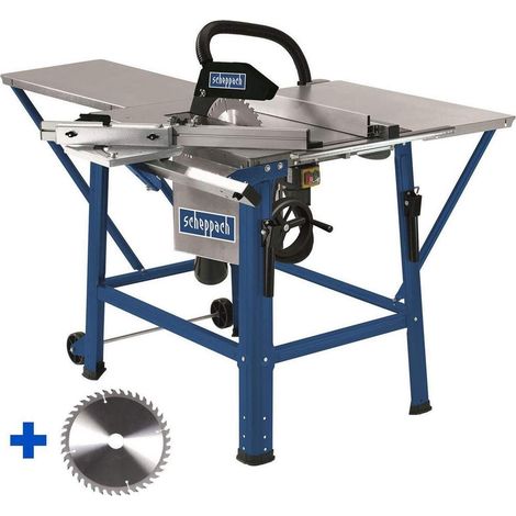 Banco sega circolare Scheppach ts310 disco ø 315 2200w + lama di ricambio (1/8)