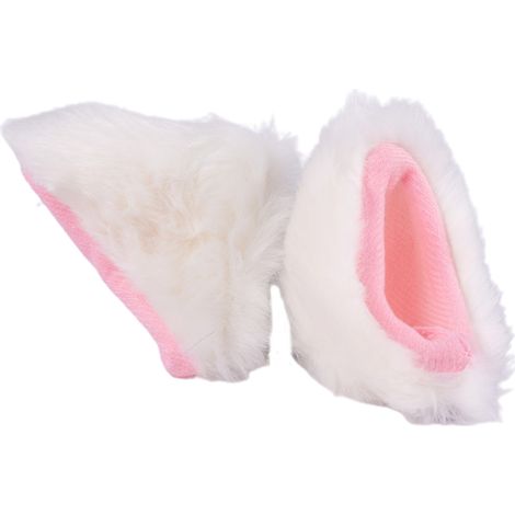 2 Pièces Oreilles de Chat en Peluche pour Casque - Accessoire Mignon pour Casque de Ski, Moto et Snowboard (1/5)