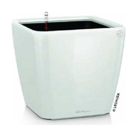 LECHUZA® Pflanzgefäße QUADRO LS 35 Weiß hochglänzend All-in-One (1/9)