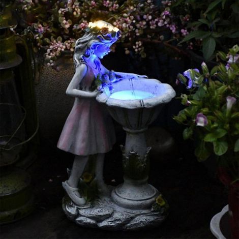 Figurine d’ange solaire pour jardin, lanterne décorative extérieure pour terrasse et porche (1/5)