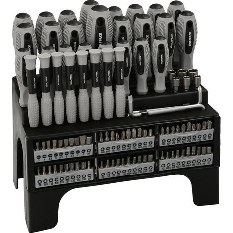 Jeu d outils complet wolfpack linea 100 pièces multicolore (1/2)
