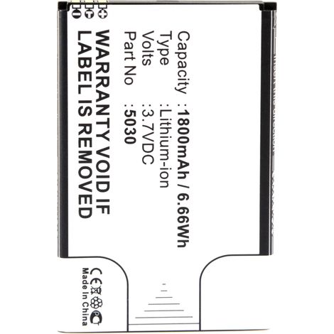 NX - Batterie téléphone, smartphone, GSM pour Wiko Lenny 2 / Lenny 3.7V 1800mAh - 5030 (1/4)