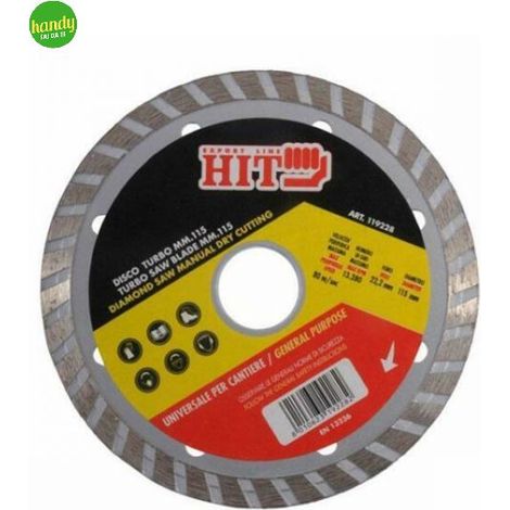Disco diamantato Hit ø115 mm Universale per cantiere