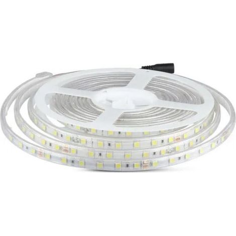 Tira LED V-TAC SMD5050 10W/m 5m 60 LED/m 24V Blanco Cálido IP65 11,4mm (1/3)