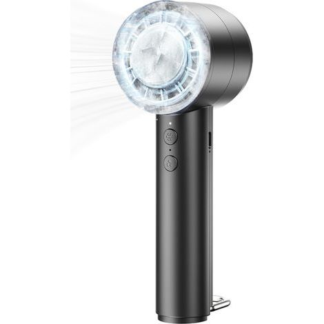 Tragbarer Eiskompressor-Ventilator, 4000 mAh Akku, wiederaufladbar und 5 Geschwindigkeitsstufen, ideal für Sport, Smartphones, Reisen, Büro und Zuhause (1/5)