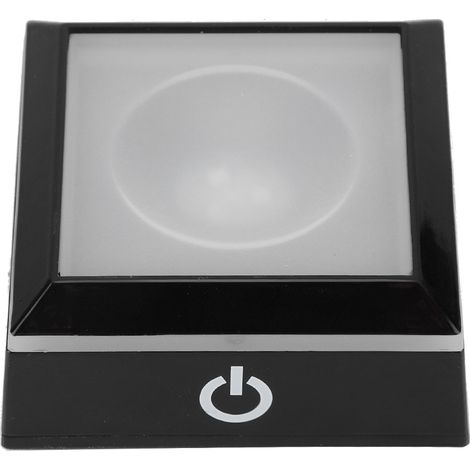 HEEPDD Support d'écran à Base de Lumière LED avec des Couleurs Changeant, Alimentée par USB et à Batterie, Facile Utiliser, Multifonctionnel pour le Décor en Verre d'art en Cristal (1/5)