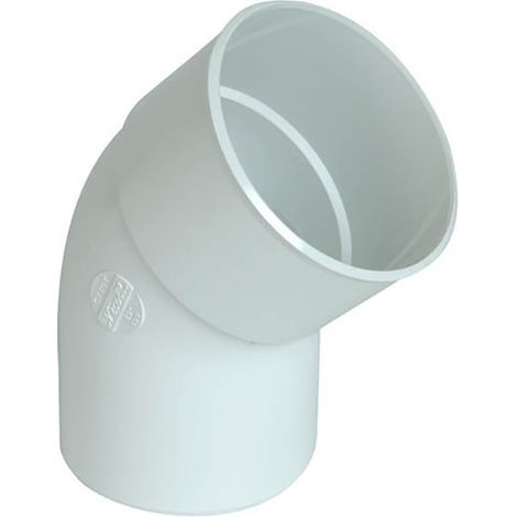 NICOLL Coude Mâle Femelle 45° Ø100 blanc