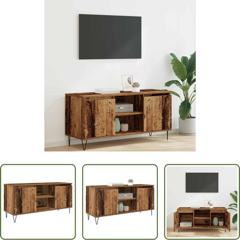 vidaXL Holzwerkstoff Schrank - TV-Schränk Altholz 104 x 35 x 50 cm Holzwerkstoff (1/5)