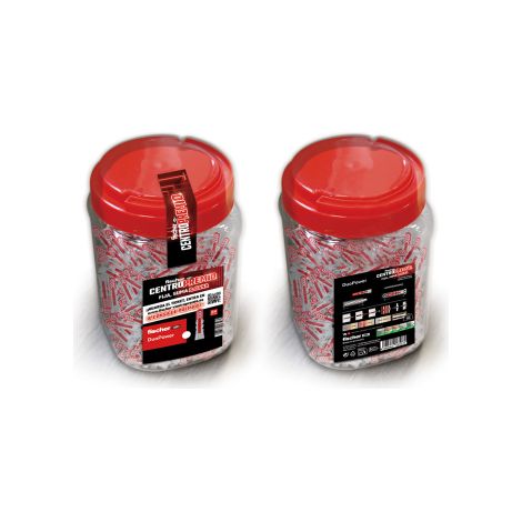 Cheville Fischer duopower 8x40mm capacité 110 kg pack 400