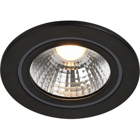 Spot encastré ALEC Matière plastique Noir, H.6.8 - IP44 - LED Module /Nordlux Intérieur (1/5)
