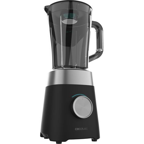 Cecotec Frullatore Power Black Titanium 1300MAX B Pro. Caraffa 1,5L, 1300W, 20000 RPM, Lame in Titanio a 4 Foglie, 2 Velocita + Pulse, Tritaghiaccio Facile, Frullati Cremosi Perfetti (1/5)