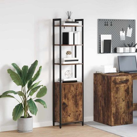 Bücherregal Geräucherte Eiche 40 x 24 x 161 cm Holzwerkstoff