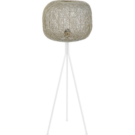 Lampara Pie Metal 41X41X109 Blanco LA199561 (1/4)
