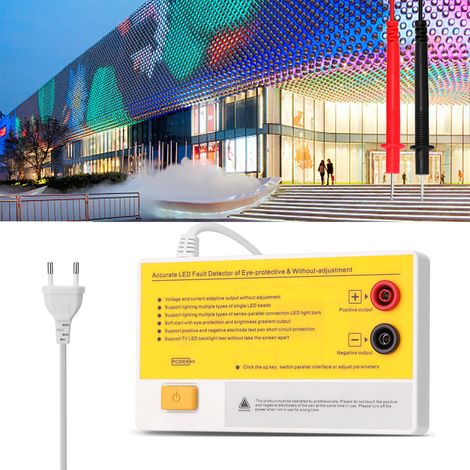 Testeur de puces LED 220 V conforme aux normes européennes, testeur de rétroéclairage TV, outil de test de puces LED multifonctionnel, instrument de mesure de bandes LED (1/5)