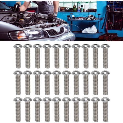 Vis à tête cylindrique bombée à six pans creux M101,5, filetage grossier M1040 (1/5)