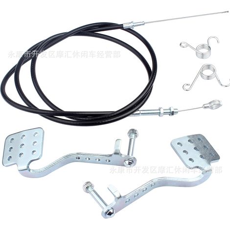 Accessoires pour motos tout-terrain/quads (buggys de plage à quatre roues) 50-250 cm3 quatre temps, câble de commande d'accélérateur droit (1/5)