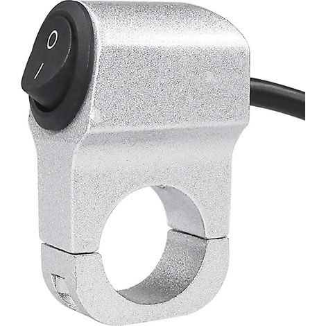 Pièces de moto : Modification du guidon, interrupteur de phare, interrupteur feux de route/feux de croisement, interrupteur d'arrêt du projecteur LED.