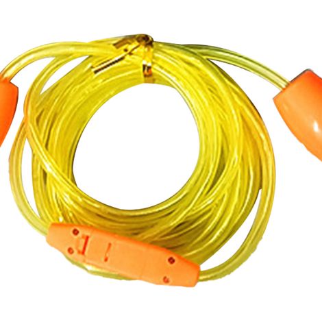 Corde à sauter lumineuse ajustable, phosphorescente, jaune, pour adultes et enfants (1/5)