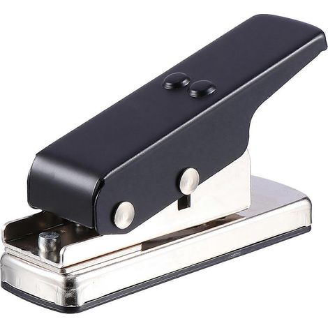 Fabricant de médiators (1 pièce) - Outil de perforation facile à utiliser - Accessoires pour guitare-12X4CM-Black (1/3)