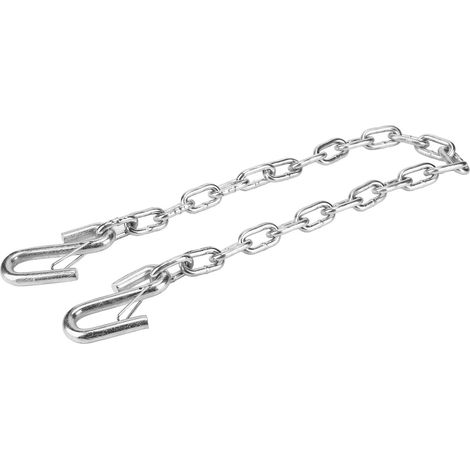 Chaîne de sécurité pour remorque 3500 lb, câbles de remorquage avec crochets à double ressort pour remorque et camping-car (1/5)