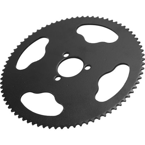 Kit pignon 25H 78 dents acier noir, compatible avec moto mini 47/49cc, VTT et kart (1/5)