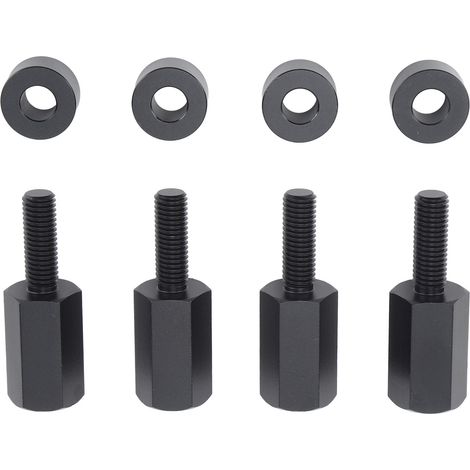 Kits de montage de levage de siège, 4 pièces, 2 pouces, noir, fiable, robuste, remplacement de colonne montante UTV pour Can-Am Maverick X3 toutes années. (1/5)