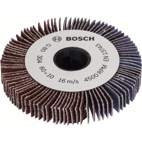 Mola lamellare abrasiva 10 mm grana 80 per TEXORO PRR 250 ES 1600A0014Y Bosch