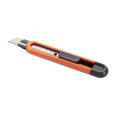 Cutter De Cuchilla Fragmentable De 18 Mm Con Guía Metálica ALYCO ORANGE (1/5)