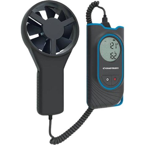 Anémomètre SAUERMANN, pour la mesure de la vitesse d'air, jusqu'à 30m/s ( Prix pour 1 ) (1/3)