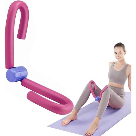 Oberschenkel Multifunktionaler Arm und Beintrainer Trimmer, Armtrainer Körperformer, Oberschenkeltrainer Kraft Lindern Gewichte Für Beine und Arme Rosa. (1/5)