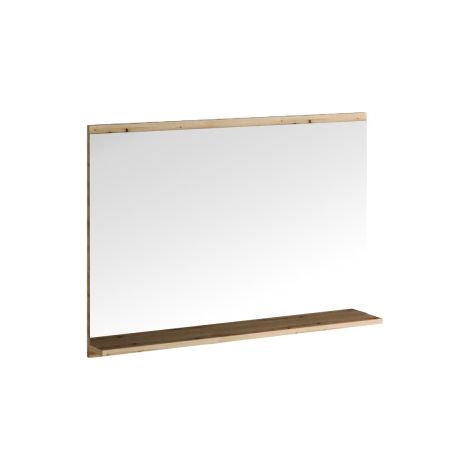 Miroir mural avec étagère en bois - L 80 x l 57 cm - Astral Oak - Livraison gratuite (1/2)