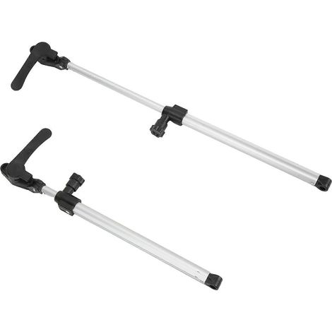 Lot de 2 barres de support de fenêtre télescopiques en alliage d'aluminium 310-435 mm pour camping-car et caravane (1/5)