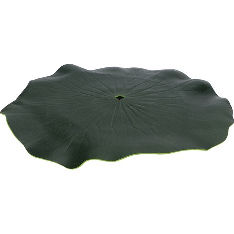 Plateau flottant en forme de feuille de lotus pour fontaine solaire, pompe à eau et piscine de jardin. (1/5)