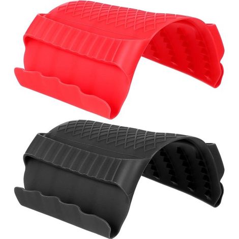 Gants de cuisine multifonctionnels, mini-gants de four, pinces de protection en silicone pour les doigts lors de la découpe de légumes, gants isolants thermiques, accessoire indispensable en cuisine (1/5)