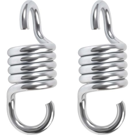 Ressorts pour balancelle 2 pièces - Acier galvanisé - Suspension anti-bascule - Jardin et intérieur - Charge lourde (1/5)