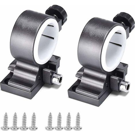 umbrella Holder Fishing Umbrella Holder Aluminum Boat Rod Holder Accessories 2 Pieces Adjustable Umbrella Holder Fishing Case Umbrella Holder Base (1/4)