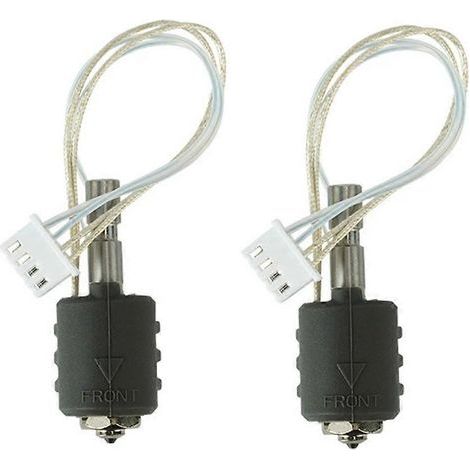 2 Stück für Anycubic Kobra 3 Max Keramik-Hotend mit integrierter Düse aus gehärtetem Stahl, Thermistor-Heizkomponente K3M Hotend A()