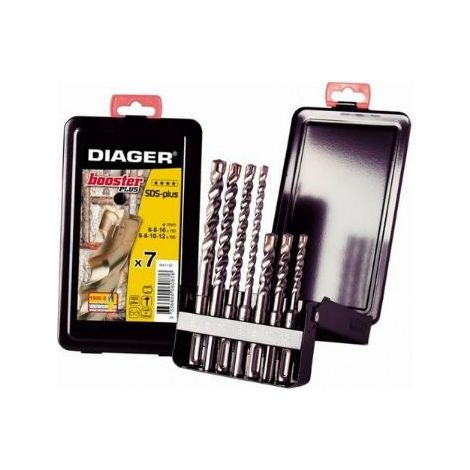 Coffret Forets béton x7 SDS+ Booster+ DIAGER (1/7)