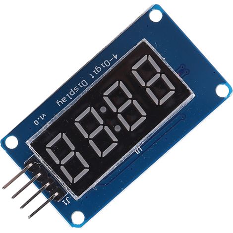 Affichage LED numérique, module d'affichage, luminosité réglable 7 segments 4 chiffres pour 4 trous de montage 30A 80A (1/5)